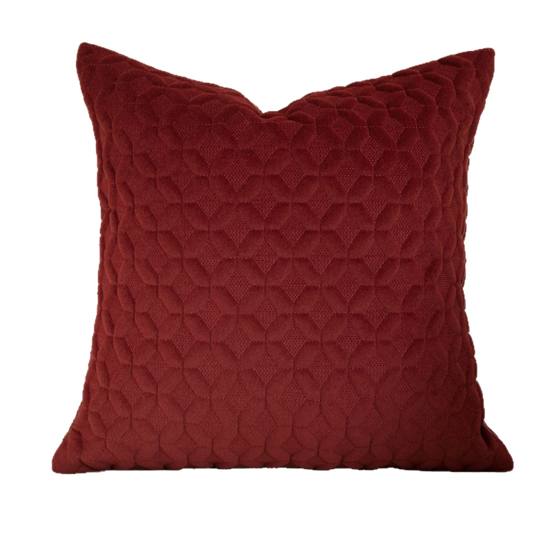 Husă decorativă roșie de nuntă cu broderie florală, pentru canapea și dormitor, stil lux franțuzesc, lejer