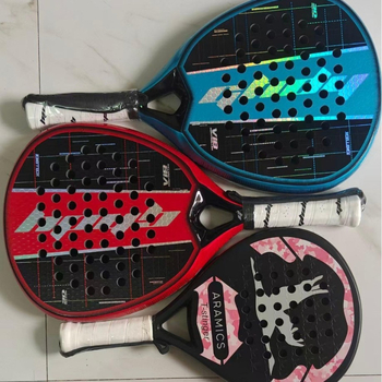 Set reketa za plažni tenis od karbonskih vlakana, 3–12K boja — paletnog stila, okvir od karbonskih vlakana