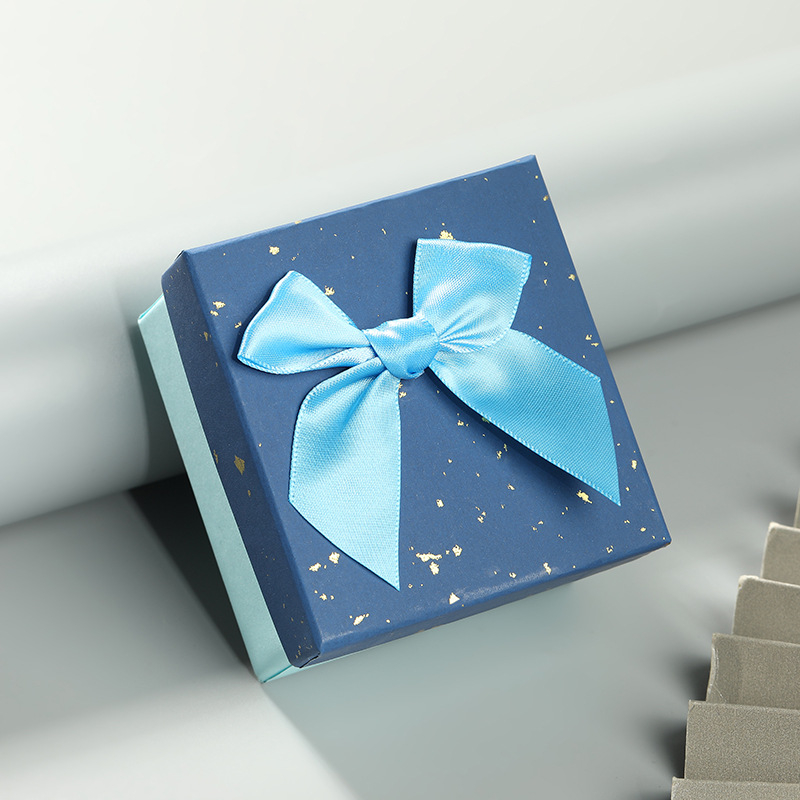 Cutie cadou cu funda pentru bijuterii și ceasuri, cutie de ambalaj cu capac dublu, cutie goală
