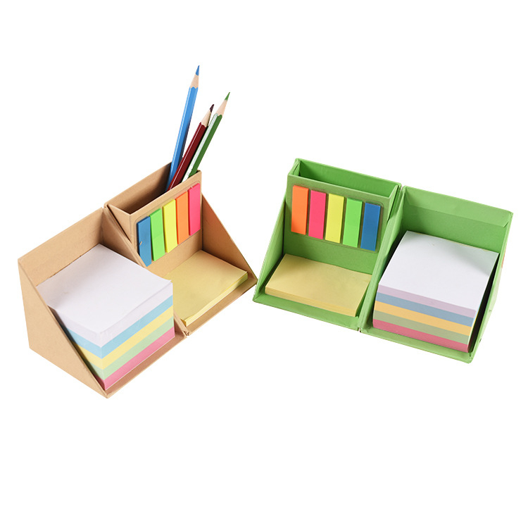 Cutie Rubik pentru birou cu bloc de notițe lipicioase detașabile și suport pentru pix, personalizabil