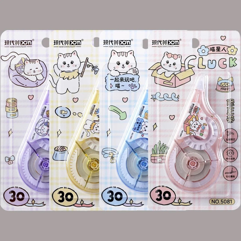 Modern Beauty 30 bandă corectoare desen animate pentru elevi, produs autentic, cu nucleu reîncărcabil de capacitate mare