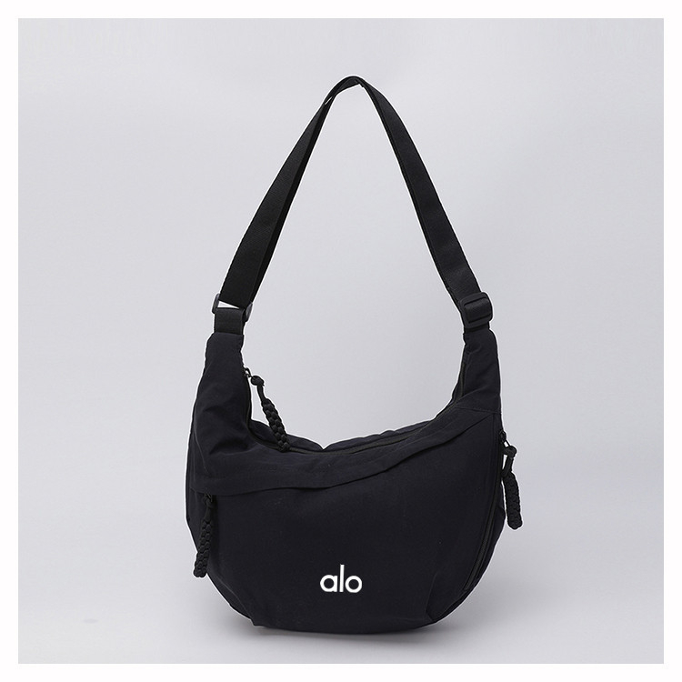 Nylon torba preko ramena s oblikom knedle, srednje veličine, unisex, ulični stil, za svakodnevnu vanjsku upotrebu