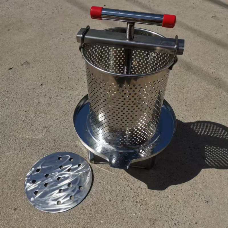 Presă manuală din oțel inoxidabil pentru sucuri din fructe, ceai și legume, pentru miere și sedimente de vin