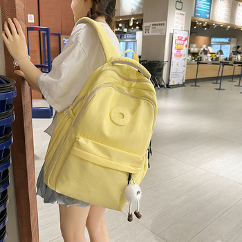 Σακίδιο πλάτης Harajuku στιλ, candy χρώματα, νάιλον, ελαφρύ και με μεγάλη χωρητικότητα, για μαθητές γυμνασίου-λυκείου