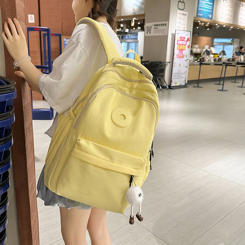 Σακίδιο πλάτης Harajuku στιλ, candy χρώματα, νάιλον, ελαφρύ και με μεγάλη χωρητικότητα, για μαθητές γυμνασίου-λυκείου