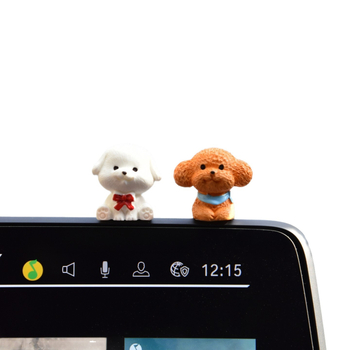 Figura psa od smole za ukras na dashboardu automobila