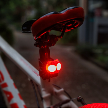 Stražnje svjetlo za bicikl s dizajnom sove i senzorom vibracija kočnice, noćno osvjetljenje za MTB i cestovne bicikle