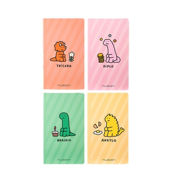 Carnet de buzunar cu copertă tare, în colaborare cu Deli Qiaoguman, cu un motiv drăguț de desene animate