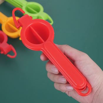 Storcător de fructe manual din plastic, cu cârlig – uz casnic, storcător de lămâi
