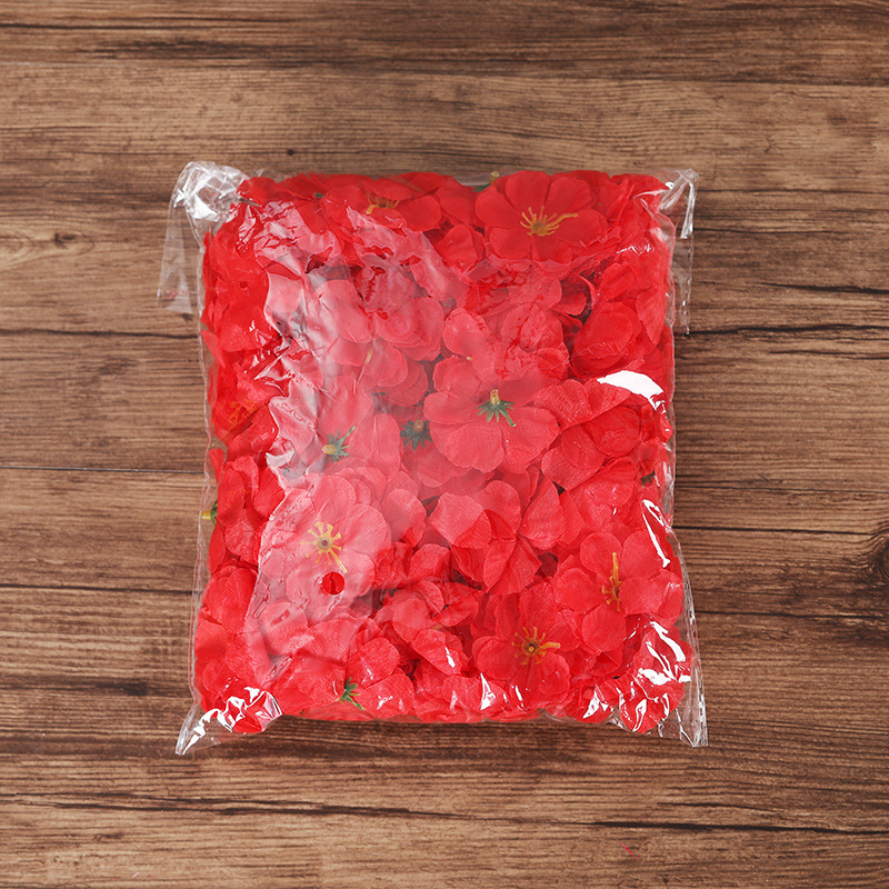Flori simulate de piersic, petale de piersic, trandafiri, flori decorative, flori artificiale, flori din plastic, flori pentru proiecte DIY, flori din pânză