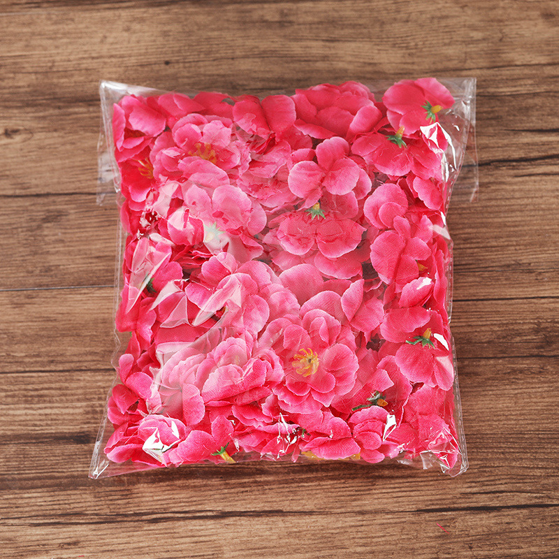 Flori simulate de piersic, petale de piersic, trandafiri, flori decorative, flori artificiale, flori din plastic, flori pentru proiecte DIY, flori din pânză