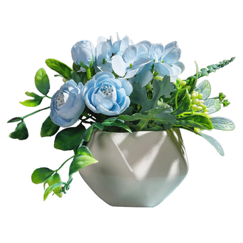 Plantă artificială în stil nordic pentru sufragerie și hol, bonsai floral decorativ în ghiveci
