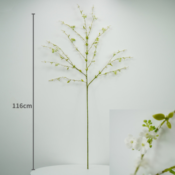 Flori artificiale Wenxin Snow Willow – tulpină unică, flori mici pentru decor de nuntă