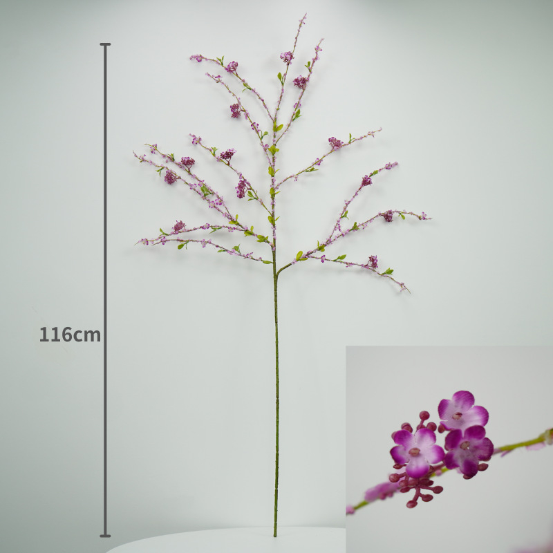 Flori artificiale Wenxin Snow Willow – tulpină unică, flori mici pentru decor de nuntă