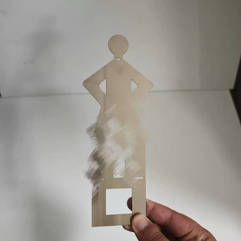 Grătar miniatural pentru cârnați din oțel inoxidabil 304, design mușculos de bărbat