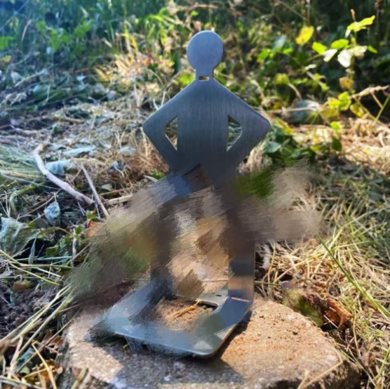 Grătar miniatural pentru cârnați din oțel inoxidabil 304, design mușculos de bărbat