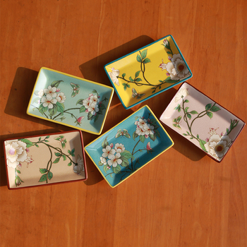 Săpunieră ceramică în stil chinezesc, design Nordic modern pentru baie