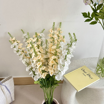 Floare artificială Delphinium din mătase, decor pentru podea, aranjament floral pentru casă și recuzită fotografică