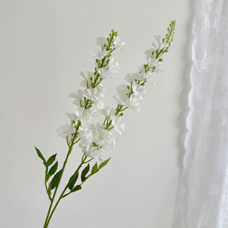 Floare artificială Delphinium din mătase, decor pentru podea, aranjament floral pentru casă și recuzită fotografică