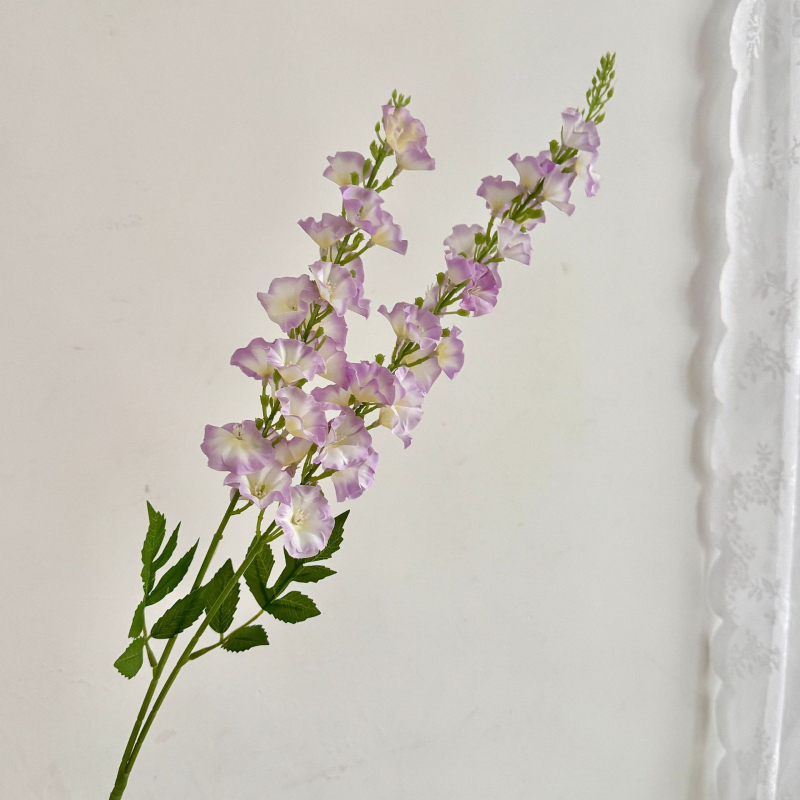 Floare artificială Delphinium din mătase, decor pentru podea, aranjament floral pentru casă și recuzită fotografică