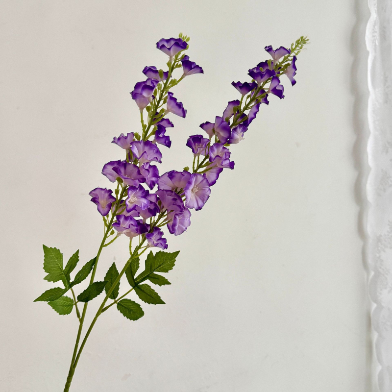 Floare artificială Delphinium din mătase, decor pentru podea, aranjament floral pentru casă și recuzită fotografică