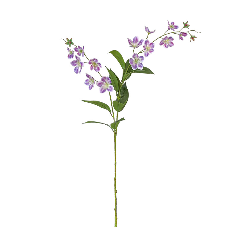 Buchet cu iasmin artificial cu două ramuri, decor pentru sufragerie și hol