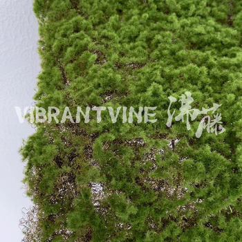 Gazon artificial pentru perete, textură de mușchi, decor interior