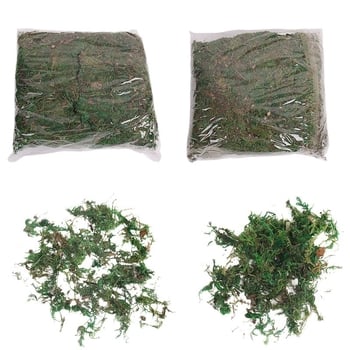 Mușchi artificial pentru vitrine, decor de plante în ghivece