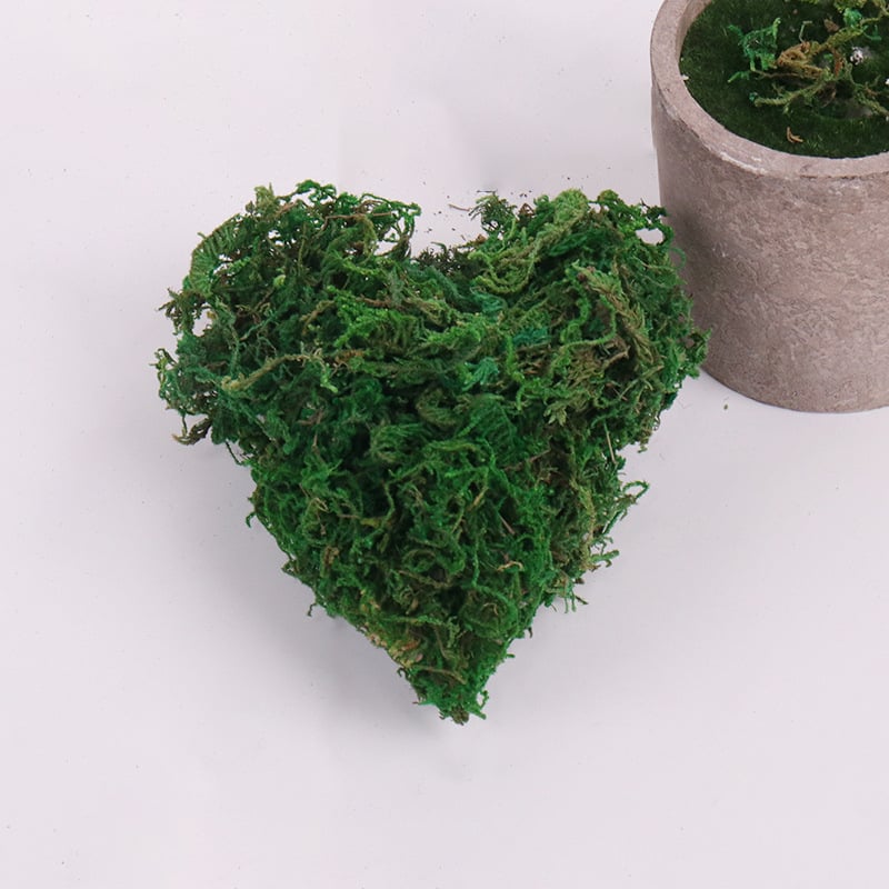 Mușchi artificial pentru vitrine, decor de plante în ghivece