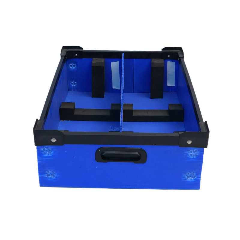 Cutie din plastic PP cu cadru gol, cutie turnover anti-static pentru componente electronice, cutie cu compartimente
