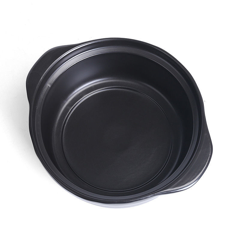 Oală de lut compatibilă cu plita cu inducție – vas ceramic pentru supe, tocănițe și orez