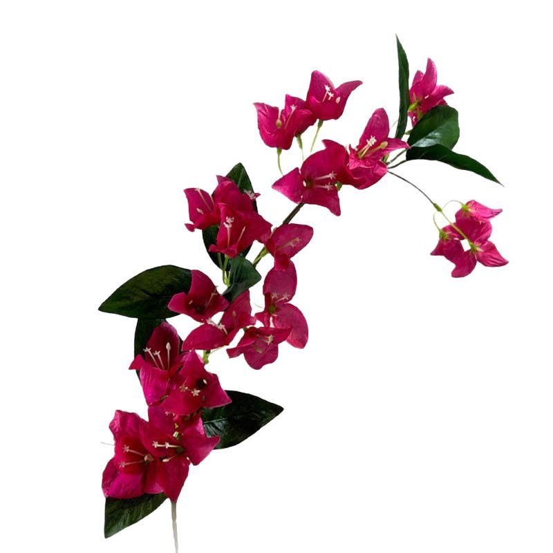 Bougainvillea cu un singur ramură, liană artificială pentru decor de nuntă și decor în casă
