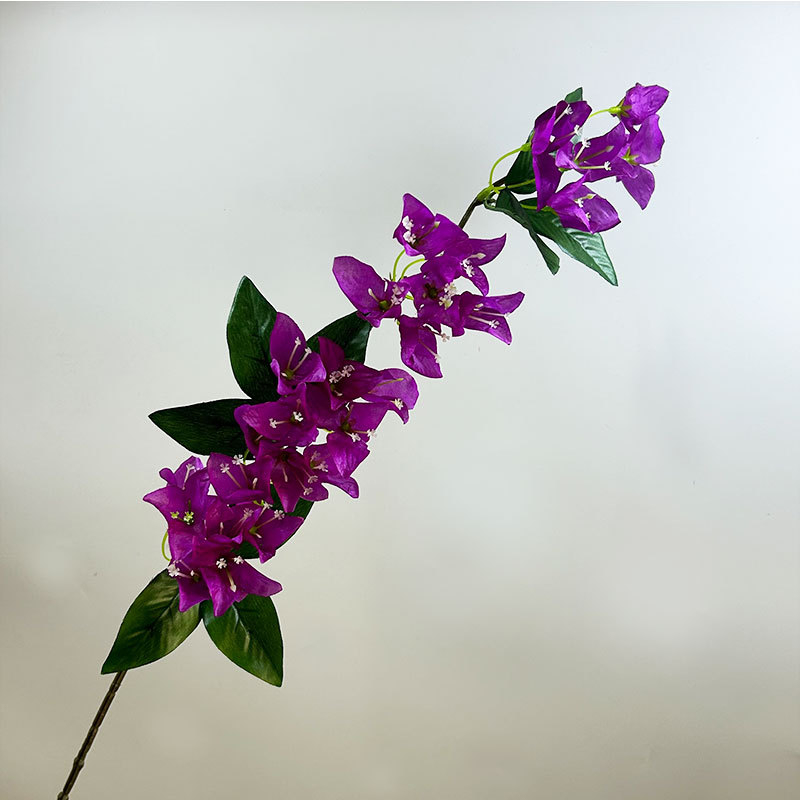 Bougainvillea cu un singur ramură, liană artificială pentru decor de nuntă și decor în casă