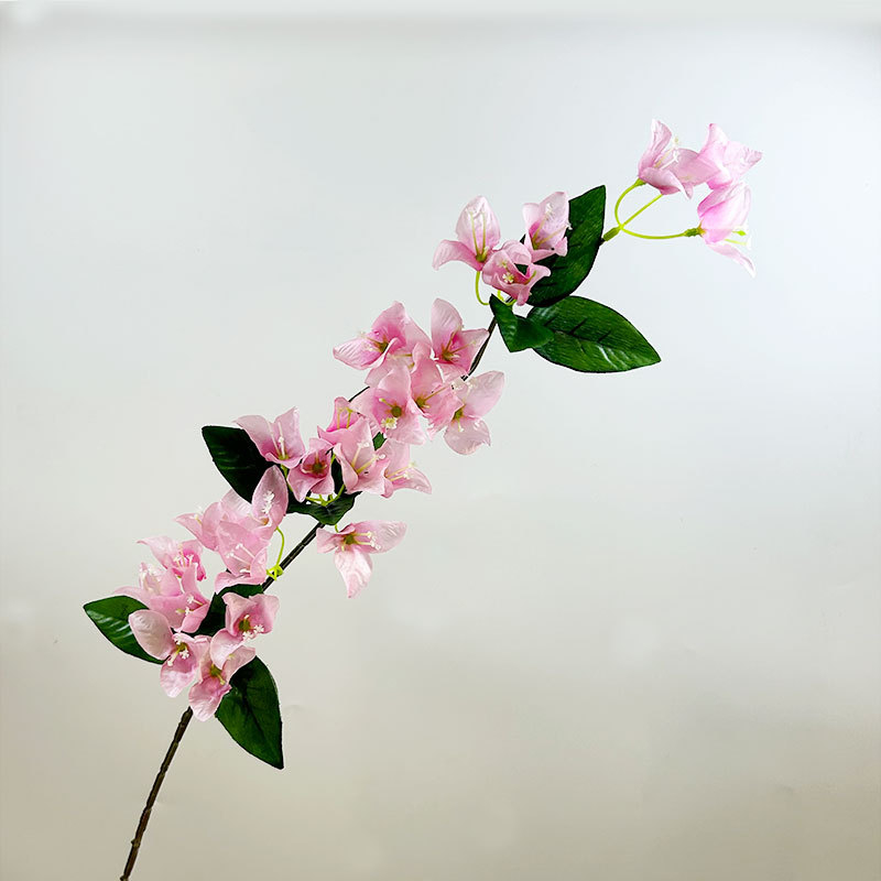 Bougainvillea cu un singur ramură, liană artificială pentru decor de nuntă și decor în casă