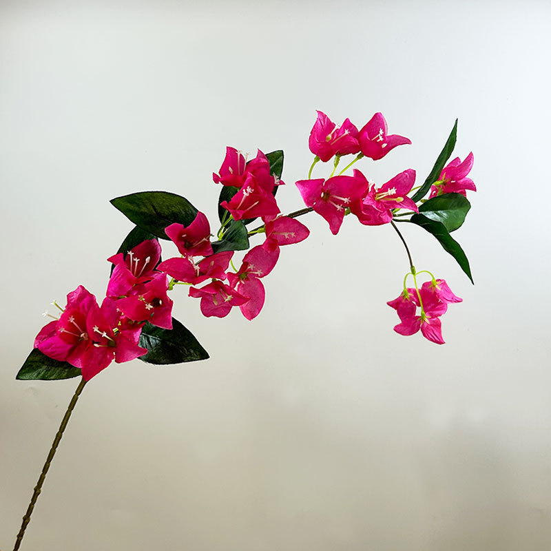 Bougainvillea cu un singur ramură, liană artificială pentru decor de nuntă și decor în casă