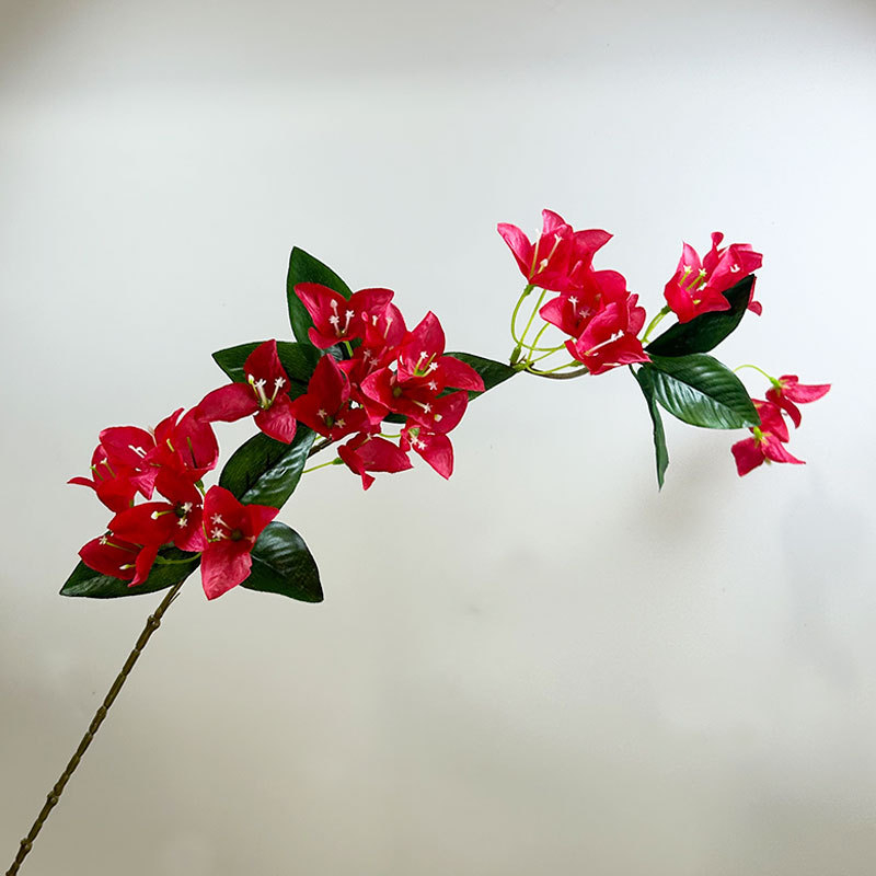 Bougainvillea cu un singur ramură, liană artificială pentru decor de nuntă și decor în casă