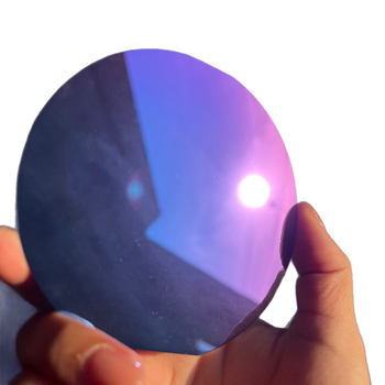 Wafer de siliciu monocristalin de 3 inch, acoperit, polizat pe ambele fețe, înaltă puritate, grosime 5 mm, pentru cercetări științifice