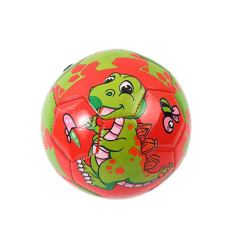 Broj 2 Dječji nogomet: crtani dinosaurus, šarolik, interaktivni roditelj-dijete, PVC nogomet za vrtić
