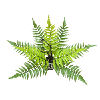 Ferigă persiană – plantă artificială în ghiveci pentru decor de interior și vitrină