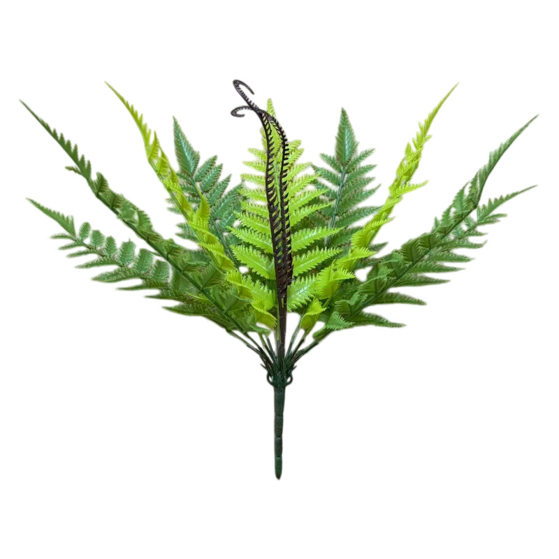 Ferigă persiană – plantă artificială în ghiveci pentru decor de interior și vitrină