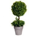 Plantă verde artificială în ghiveci, decor interior pentru casă, arbore decorativ artificial.