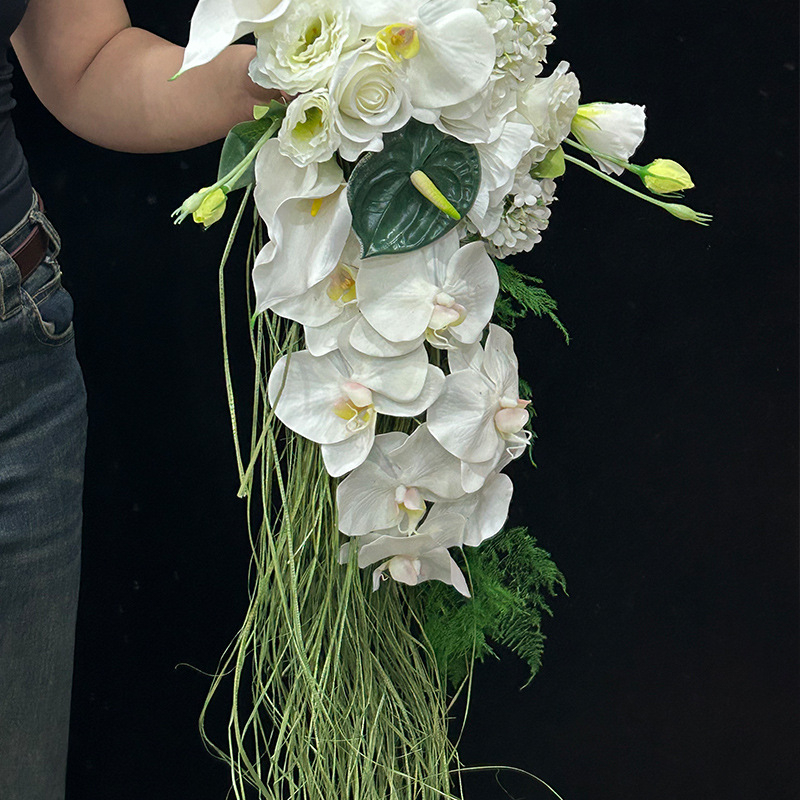 Flori artificiale cu iarbă pentru agățat pe perete, decor DIY pentru tavan, decor de nuntă, plante verzi și plante acvatice pentru peisaje