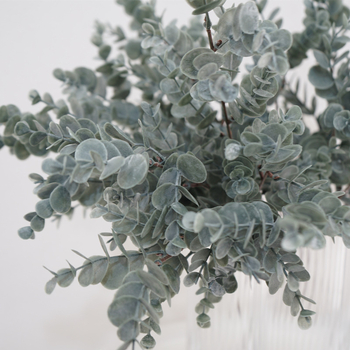 Frunze artificiale de eucalipt, stil nordic, pentru decorarea livingului și a mesei de dining – aranjament floral decorativ