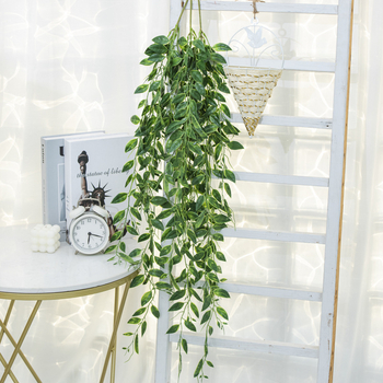 Viță artificială atârnă pe perete, decor de 80 cm, cu 5 ramuri