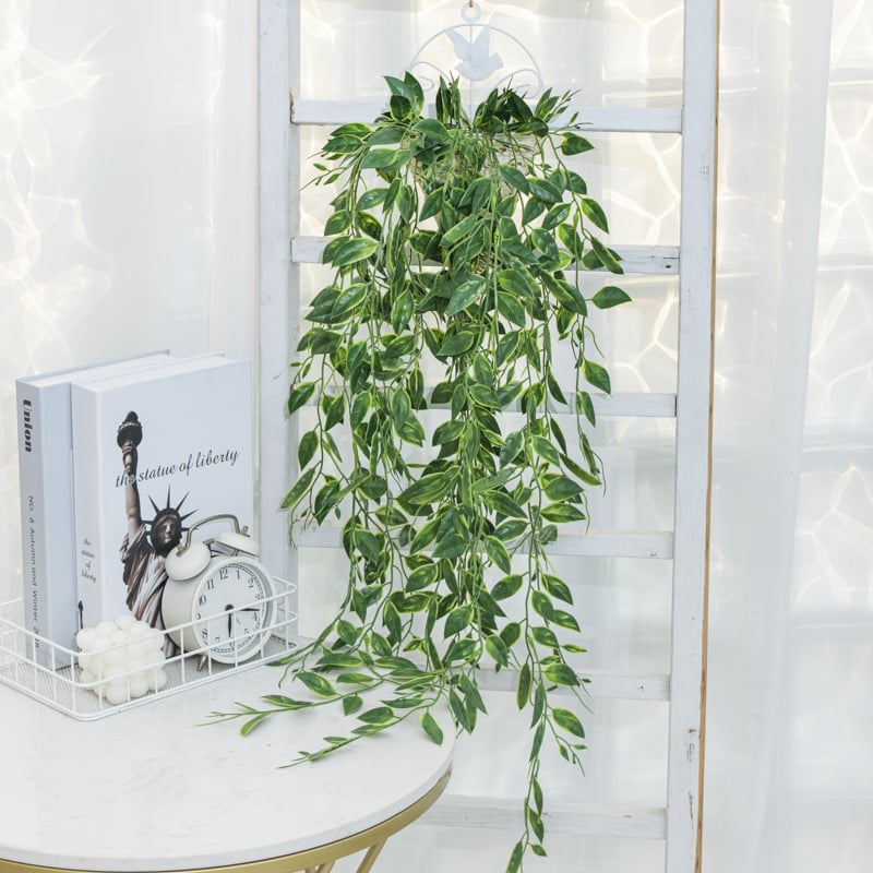 Viță artificială atârnă pe perete, decor de 80 cm, cu 5 ramuri