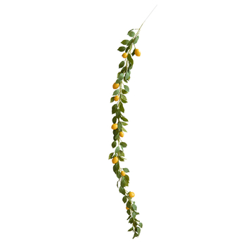 Plante artificiale verzi cu fructe de lămâie — viță decorativă pentru nunți, decor interior și restaurante