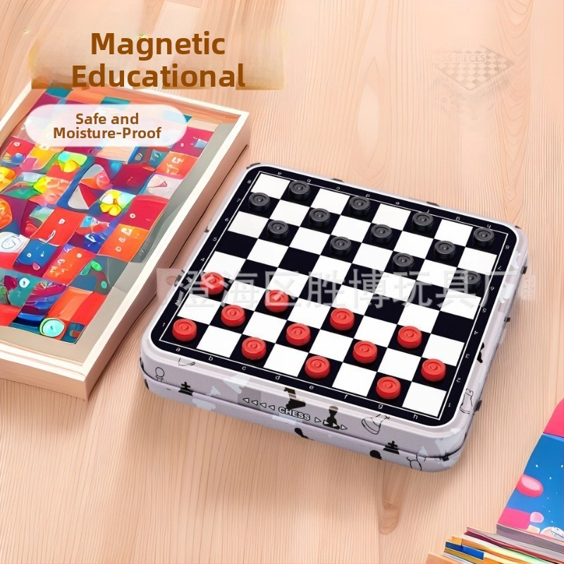 Magnetična višeigralna ploča za šah i Flying Chess, edukativna igra za djecu
