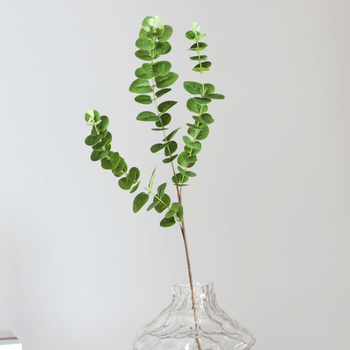 Plantă artificială cu frunze de eucalipt pentru decor în casă