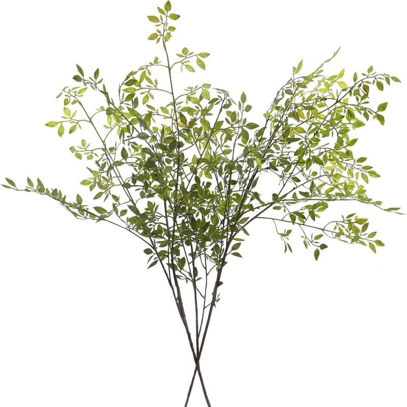 Plantă artificială Nandina pentru decor de nuntă, aranjamente florale în studio și decor de casă