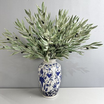 Frunze de măslin artificiale pentru decor acasă, buchet în stil scandinav